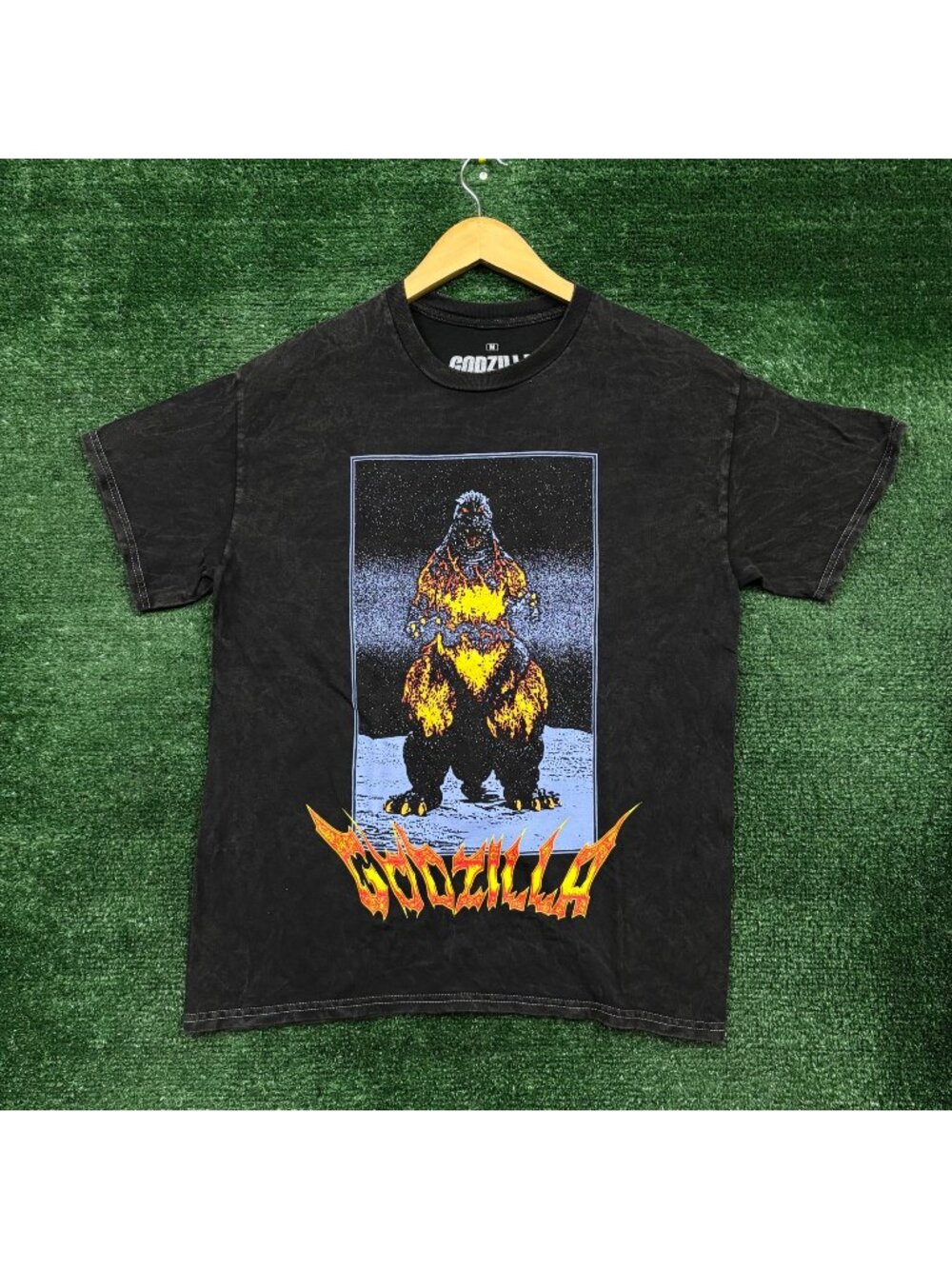 King of the Monsters Godzilla vs Destoroyah Mineral Wash T-Shirt Size Medium